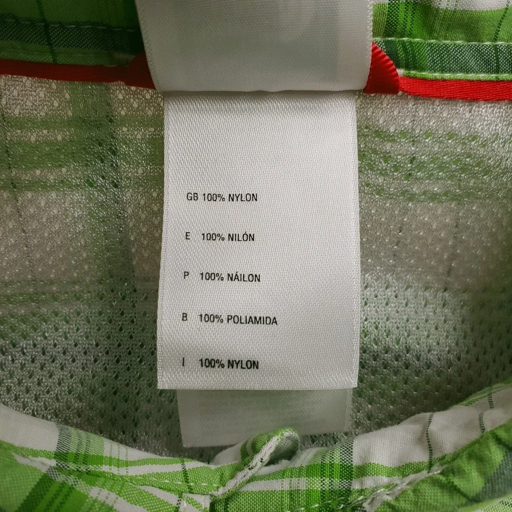 North Face Shirt Mens Small Green White Plaid Vented Outdoor Fishing‎ Tartan